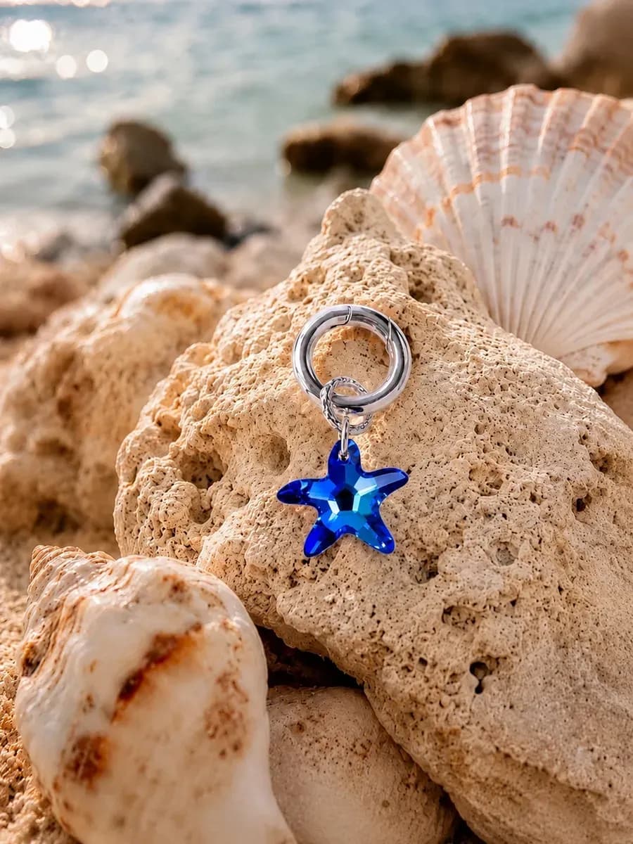 Обвес на купальник морская звезда Swarovski