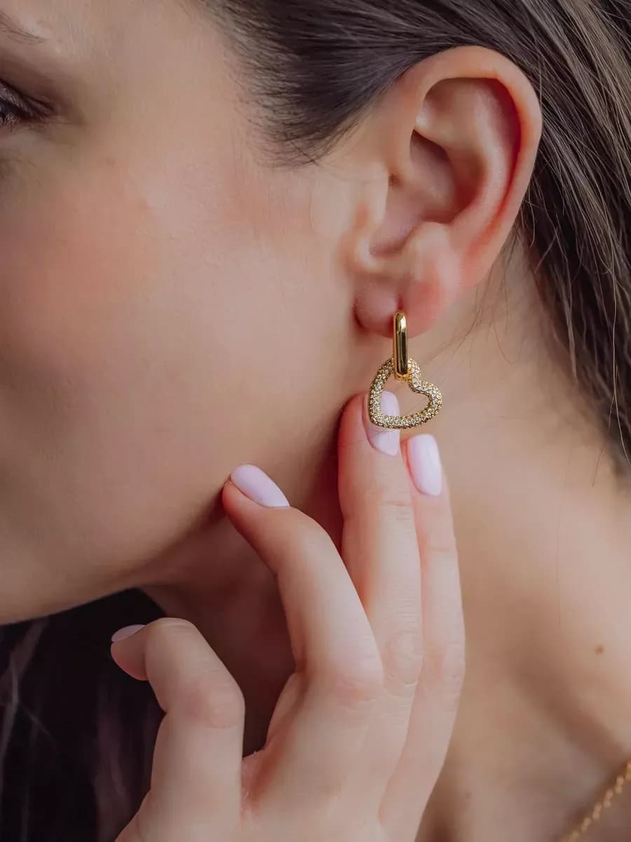Серьги "Сердце"